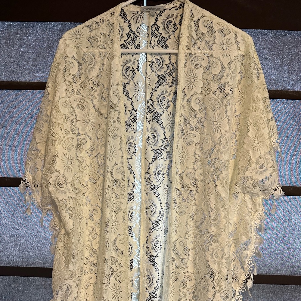 Lace Shaw coverup